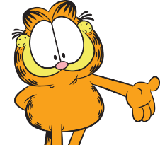 Smiling Garfield