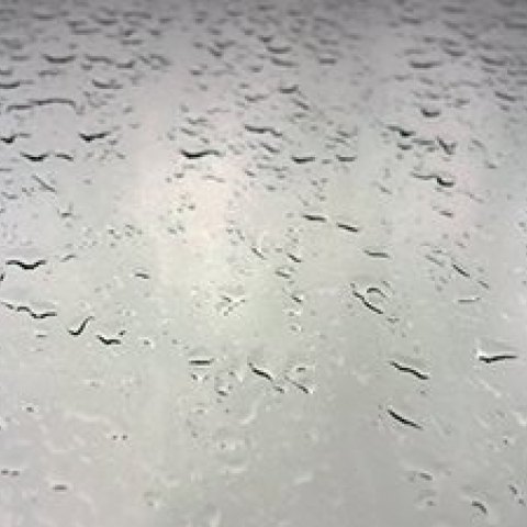 Raindrops on a glass window