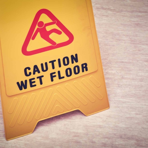 Caution Wet Floor sign