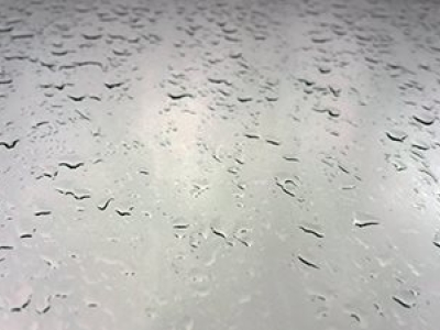Raindrops on a glass window