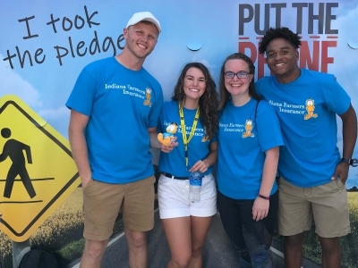 Our interns during the Indiana State Fair