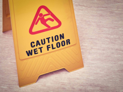 Caution Wet Floor sign