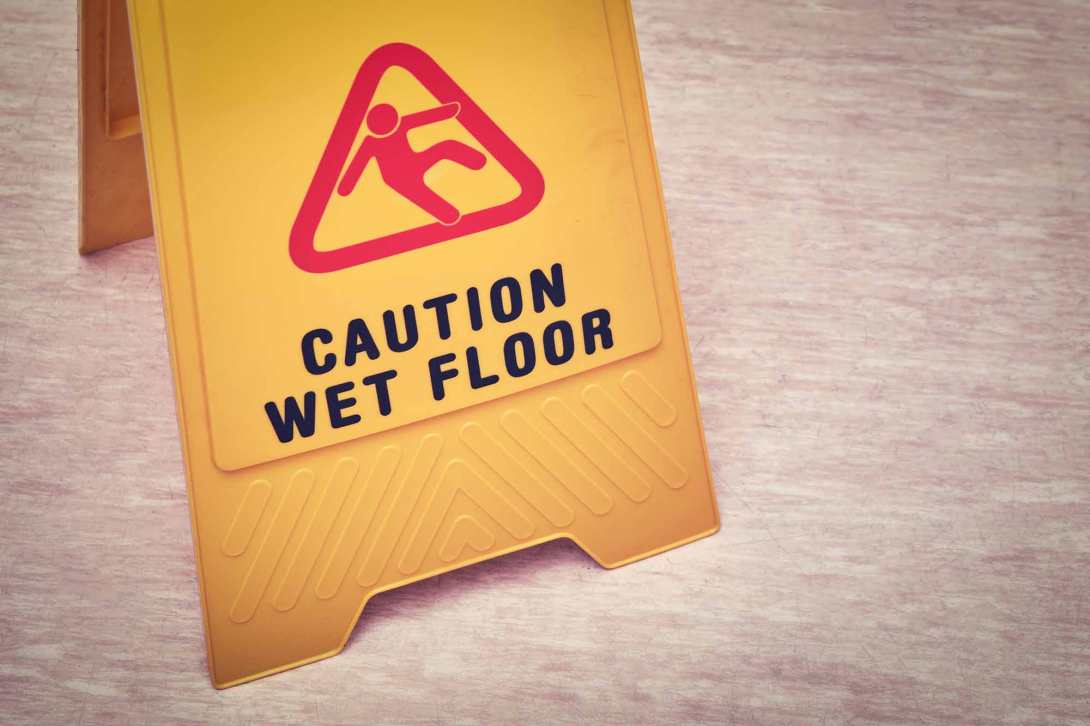 Caution Wet Floor sign