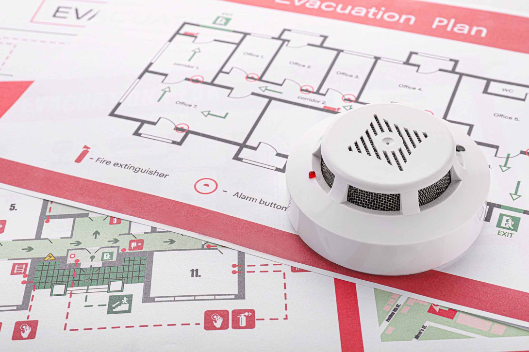 Fire safety plan